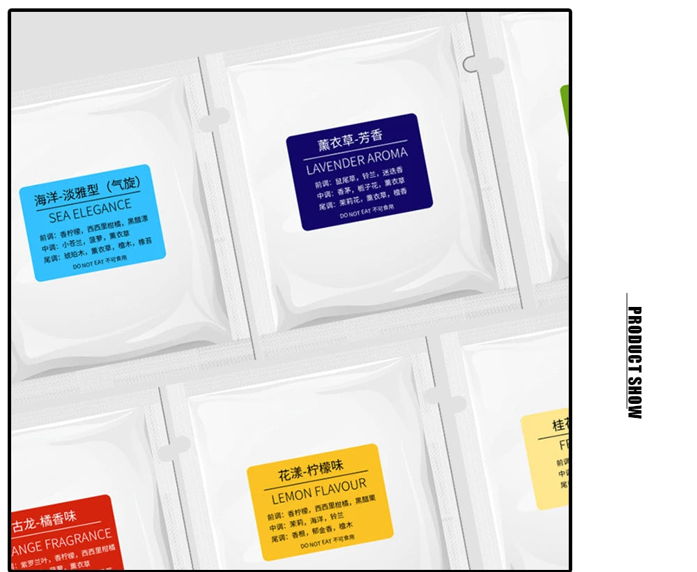 Air Freshener Car Fragrant Tablets Accessories Automobile Perfume PE Material Perfume Diffuser Supplement Fragrant