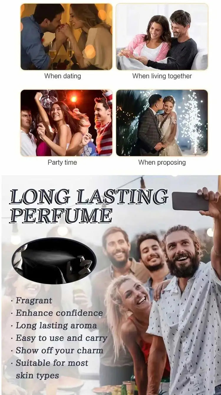Charm Cologne Men's Perfumes Seductive Lasting Notes Best Gift 100ml Floral Scent Lasting Fragrance Pheromone Eau De Parfum man