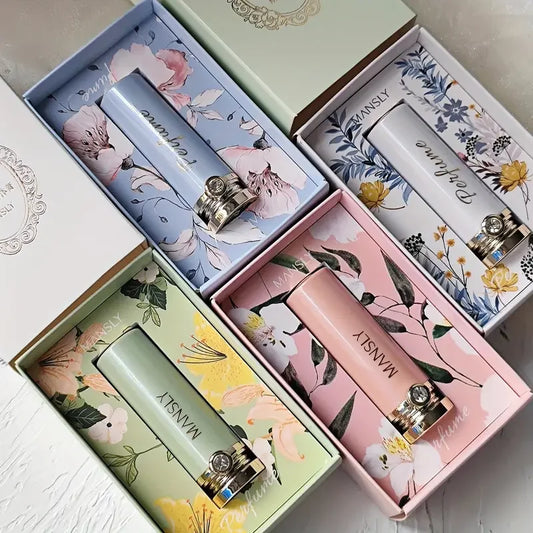 Portable Solid Perfume For Women And Men,Refreshing Long Lasting Solid Balm,Perfume For Dating And Daily Life Gift Aromatherapy
