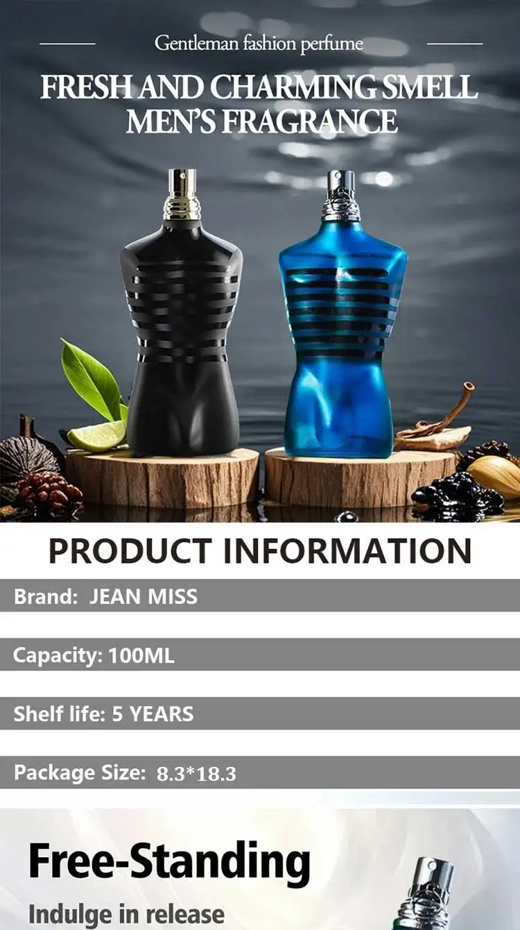 Charm Cologne Men's Perfumes Seductive Lasting Notes Best Gift 100ml Floral Scent Lasting Fragrance Pheromone Eau De Parfum man
