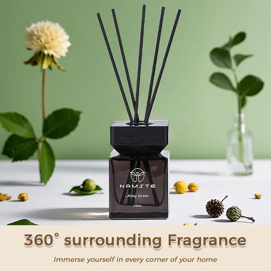 Rattan Essential Oil 100ML Perfume Room Fragrance Replace Aroma Diffuser Flavoring for Home Bathroom Fragrance Air Freshener